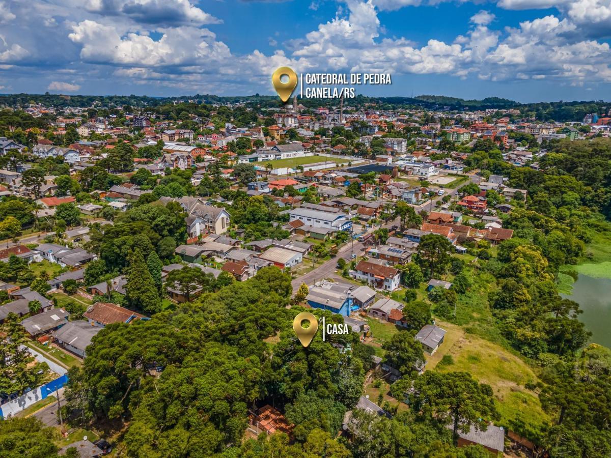 Вилла Minha Casa Em Canela 1 Экстерьер фото
